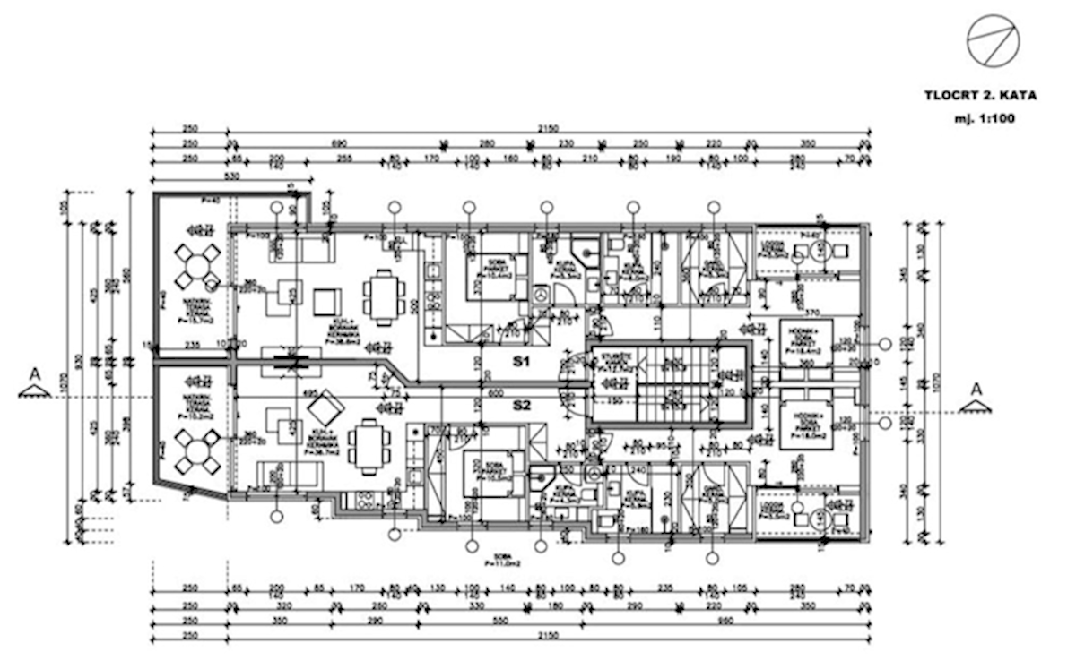 Baška Voda nuova costruzione - attico con piscina