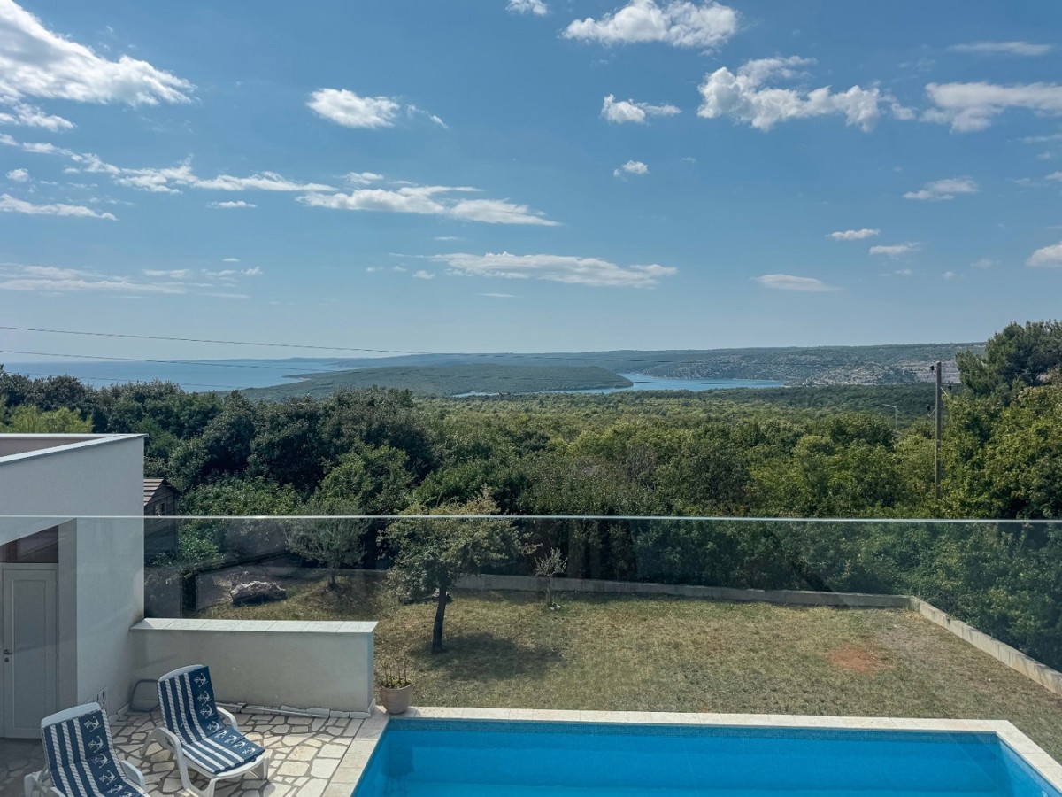 Villa moderna con piscina e vista mare – Immobili in Istria