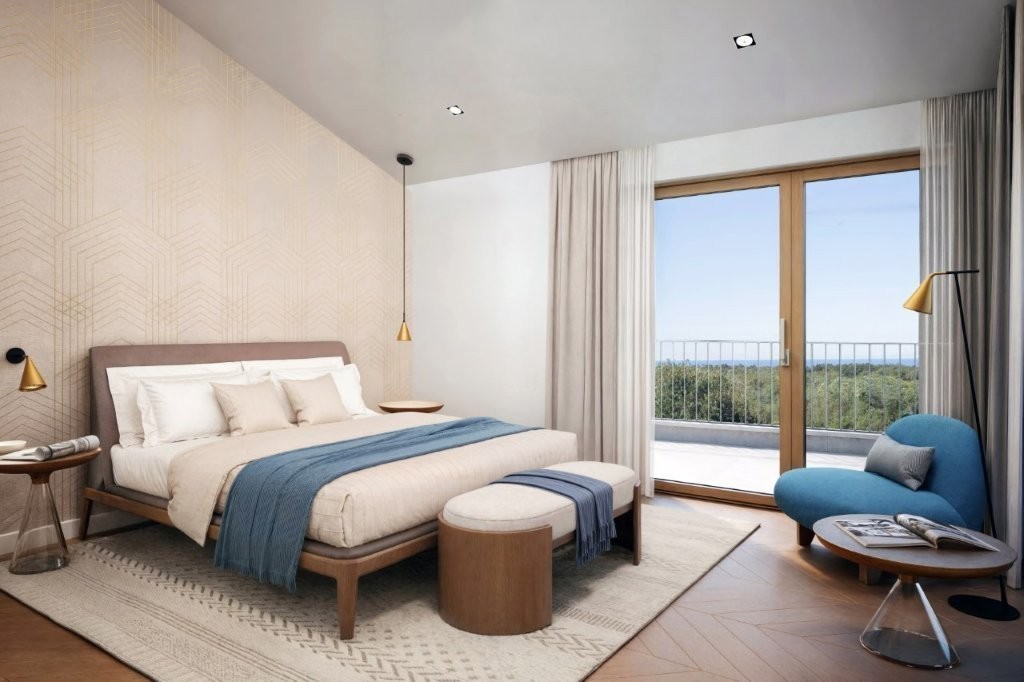 Villa di lusso in costruzione a Poreč – vista aperta su natura e mare