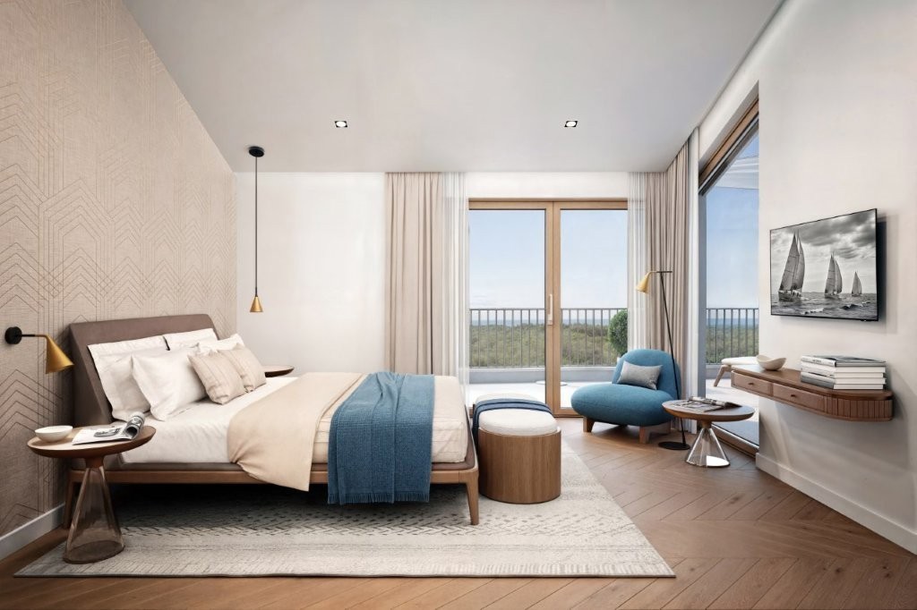 Villa di lusso in costruzione a Poreč – vista aperta su natura e mare