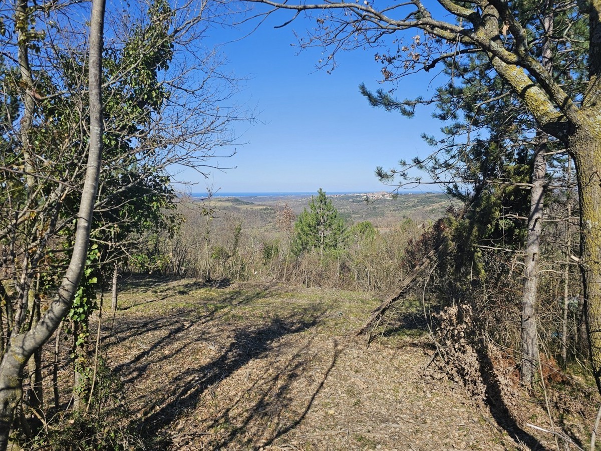 Terreno Edificabile con Vista Mare in Vendita vicino a Buie – 1000 m², Zona Tranquilla