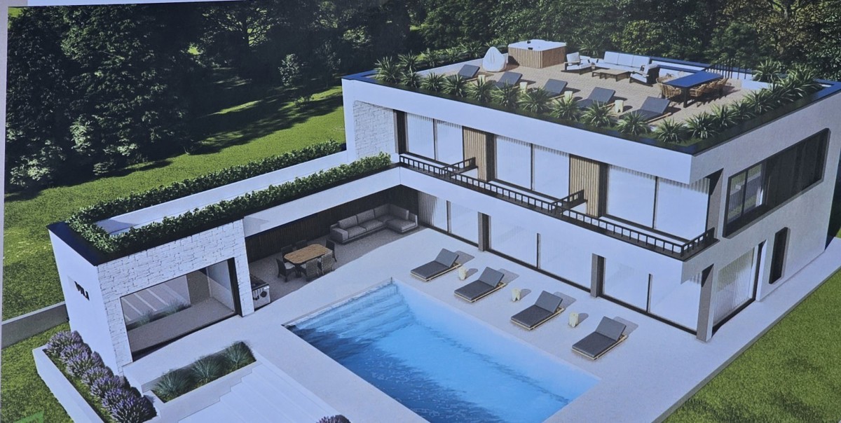 Istria, vicino a Parenzo, Villa di lusso ed una vista mare straordinaria