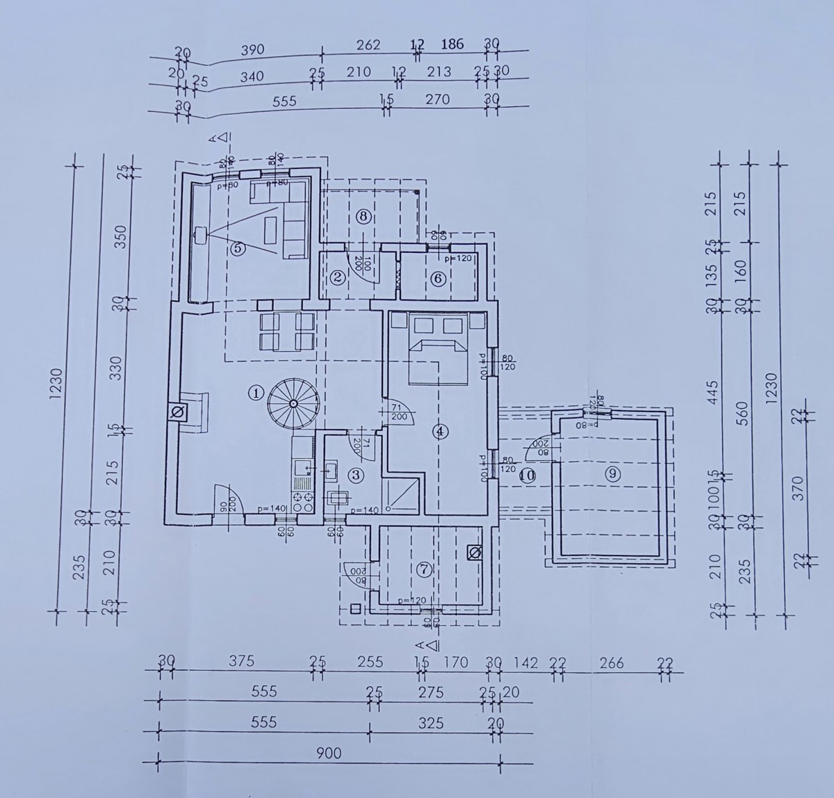 Casa a piano rialzato con giardino in zona tranquilla vicino a Vrsar e Parenzo