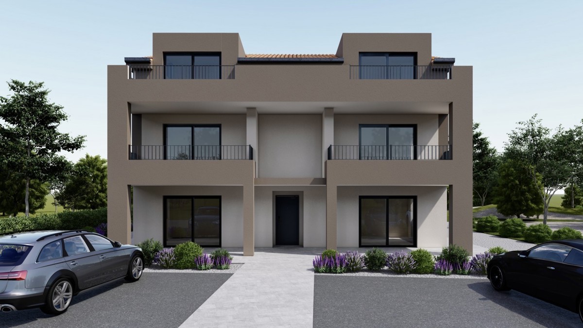 Appartamento con giardino vicino a Parenzo – Nuova costruzione, senza imposta di trasferimento!