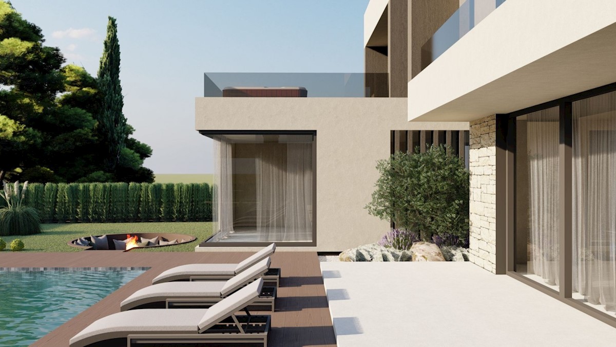 Villa moderna con piscina vicino a Parenzo