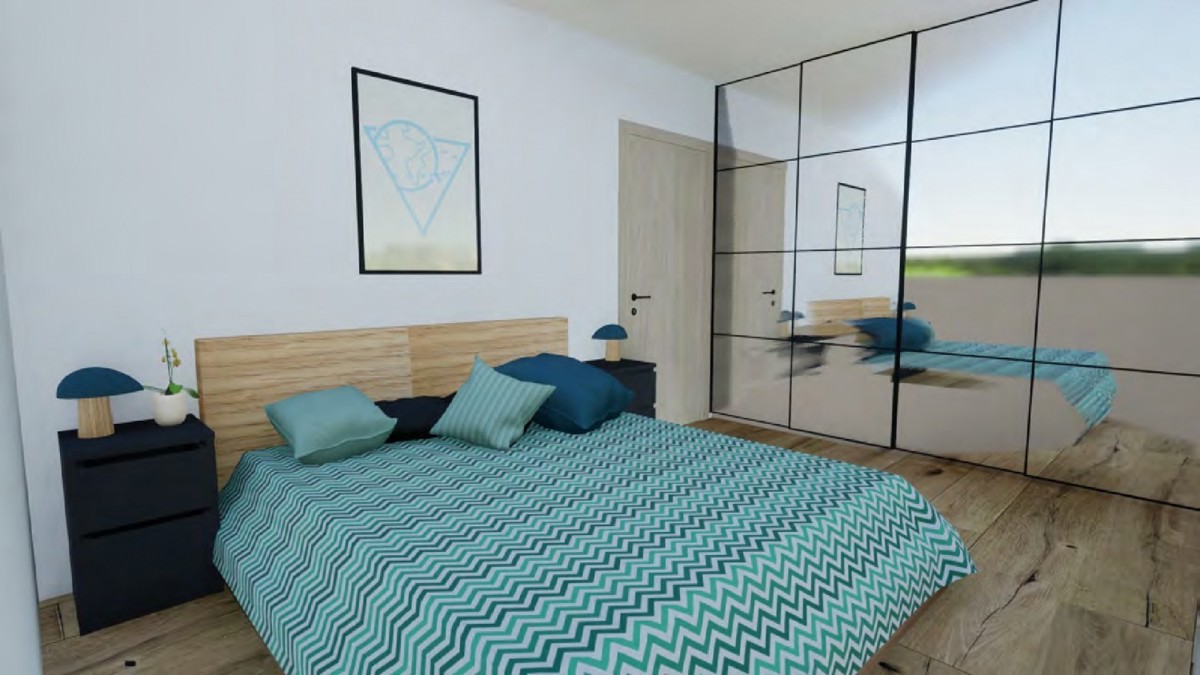 POREČ, casa a schiera a 3 km dal mare, nuova costruzione!