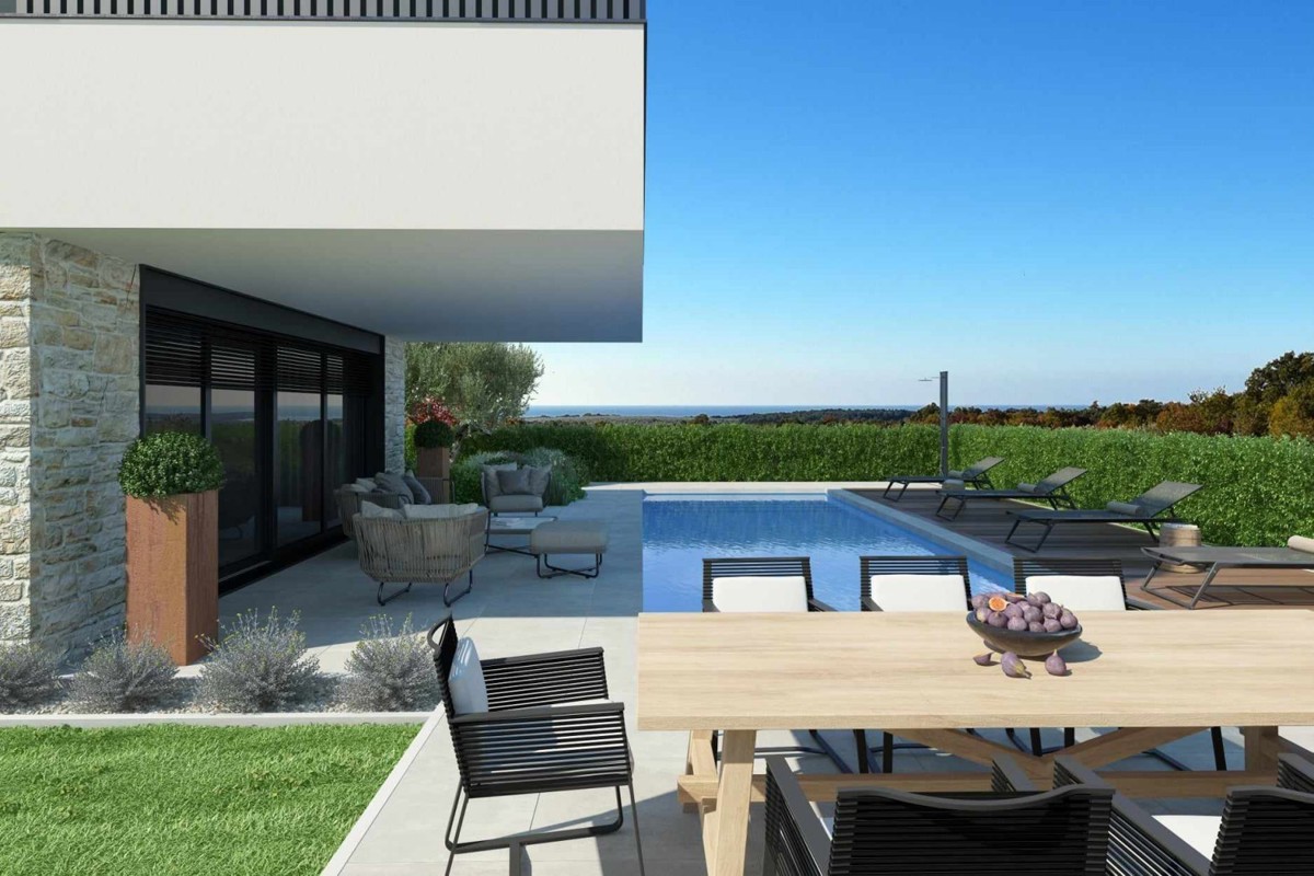 Villa vicino a Parenzo con vista mare