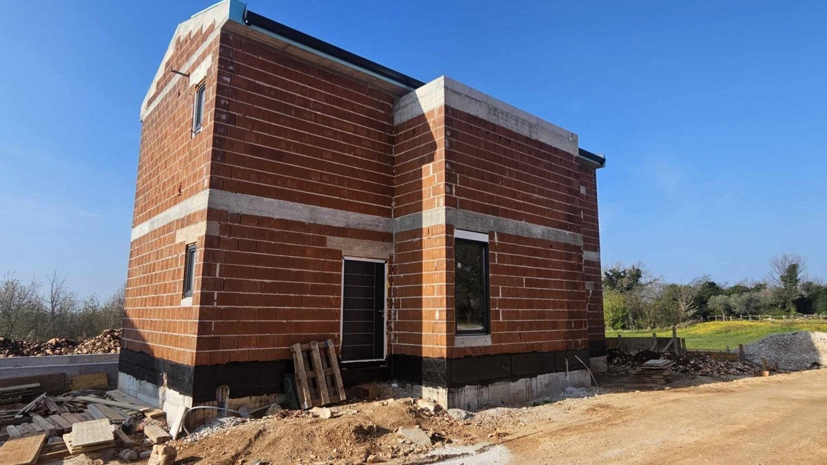 Villa moderna in costruzione in vendita - posizione tranquilla, zona Baderna, Istria