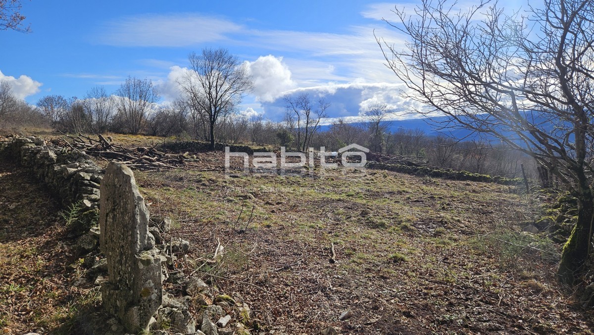 Oprtalj, Zrenj - Terreno edificabile e agricolo VISTA PANORAMICA