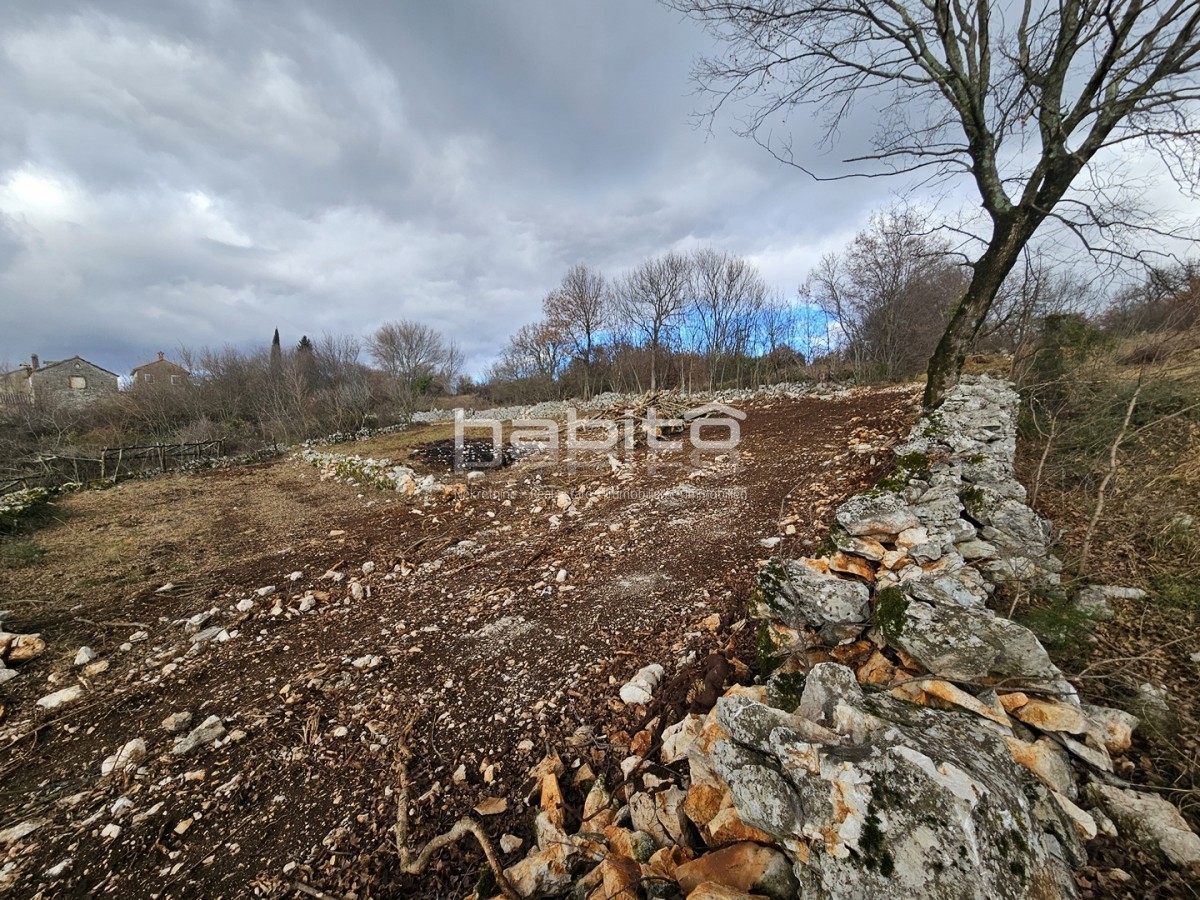 Oprtalj, Zrenj - Terreno edificabile e agricolo VISTA PANORAMICA