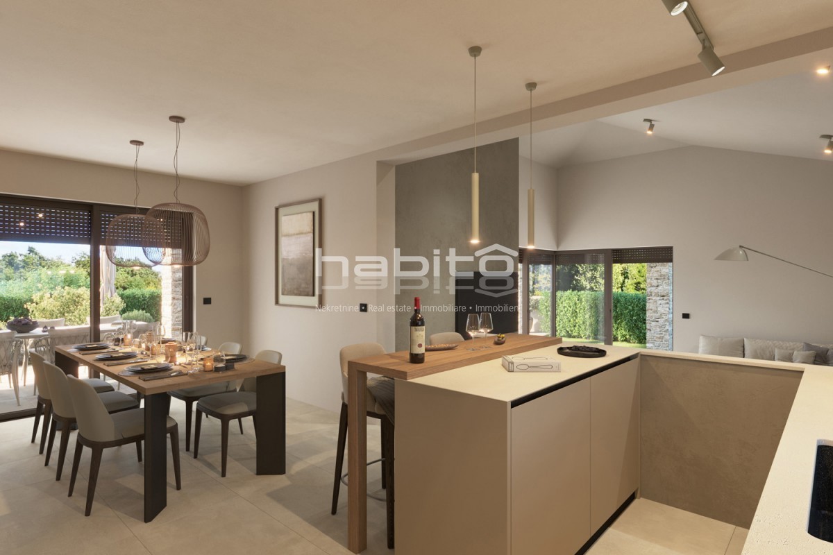 Zona Parenzo, vicino a Visignano - Bella casa in costruzione con piscina, un'opportunità per arredare a proprio piacimento