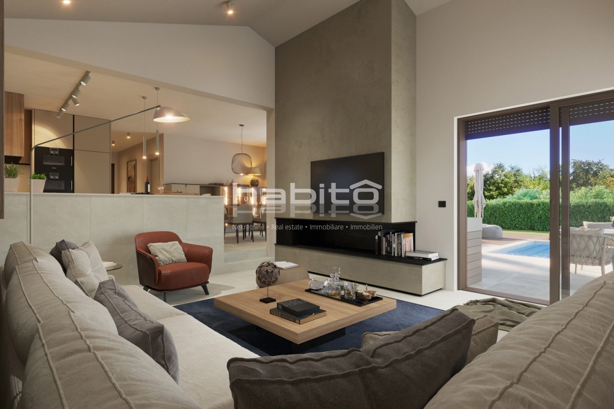 Zona Parenzo, vicino a Visignano - Bella casa in costruzione con piscina, un'opportunità per arredare a proprio piacimento