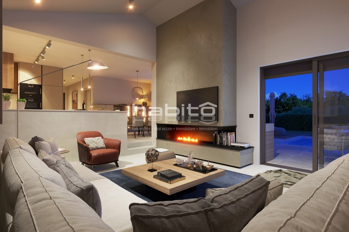 Zona Parenzo, vicino a Visignano - Bella casa in costruzione con piscina, un'opportunità per arredare a proprio piacimento