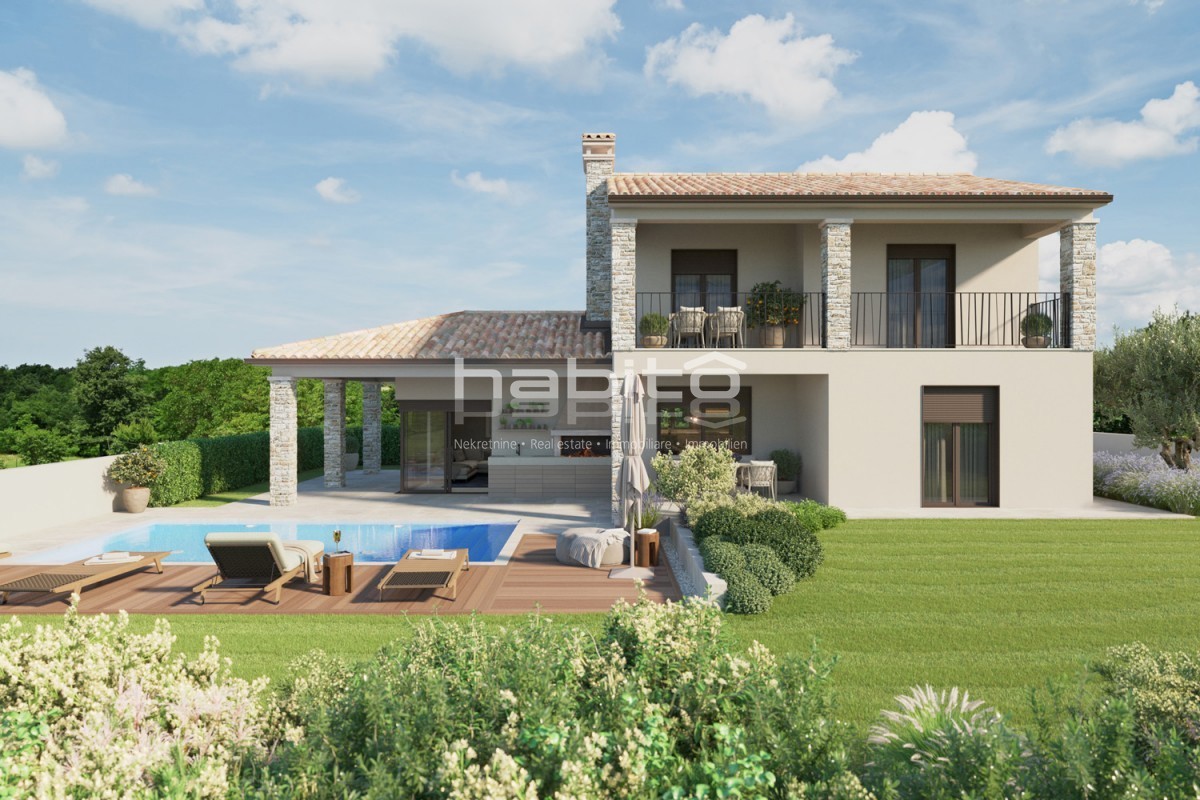 Zona Parenzo, vicino a Visignano - Bella casa in costruzione con piscina, un'opportunità per arredare a proprio piacimento