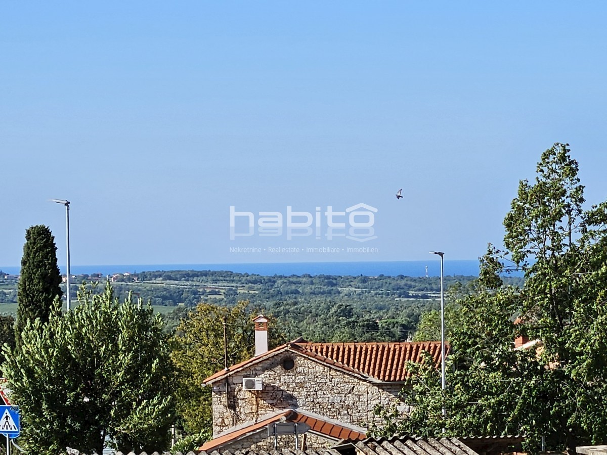 Parenzo 10 km, Kastelir - Terreno edificabile con vista mare