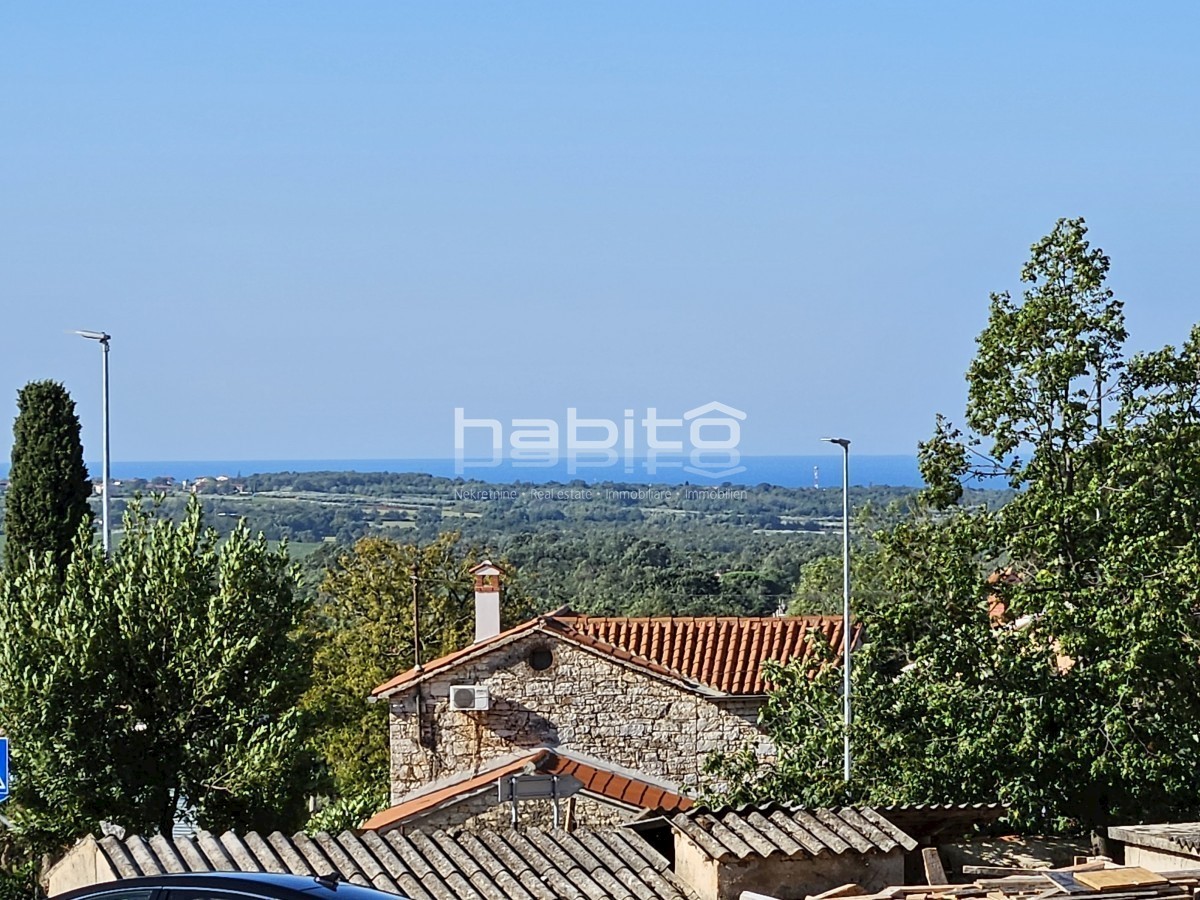 Parenzo 10 km, Kastelir - Terreno edificabile con vista mare