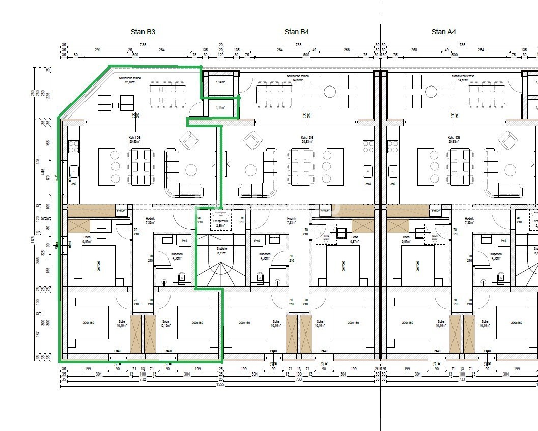 Istria, Parenzo, Tar – Appartamento in vendita al primo piano, 78 m²