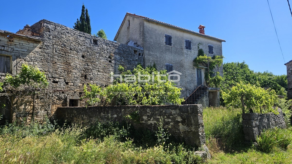 Portole, Zrenj - OASI DI PACE, VISTA PANORAMICA! Bellissima casa in pietra con ampio giardino