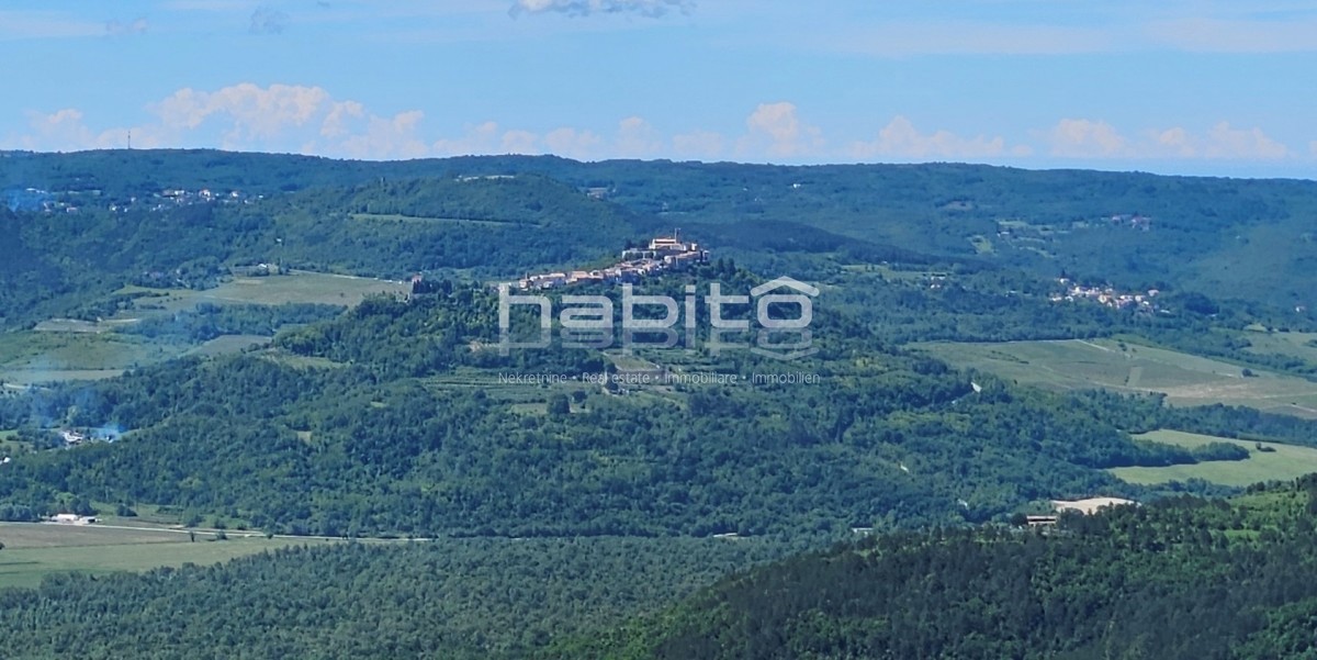 Oprtalj, Zrenj - Terreno edificabile, OASI DI PACE + VISTA PANORAMICA
