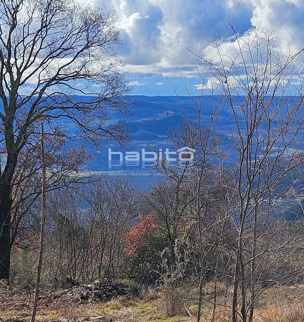 Oprtalj, Zrenj - Terreno edificabile, OASI DI PACE + VISTA PANORAMICA