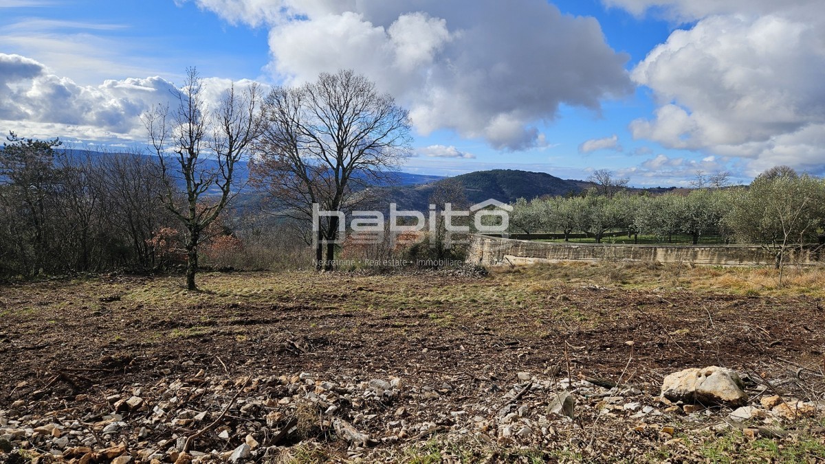 Oprtalj, Zrenj - Terreno edificabile, OASI DI PACE + VISTA PANORAMICA