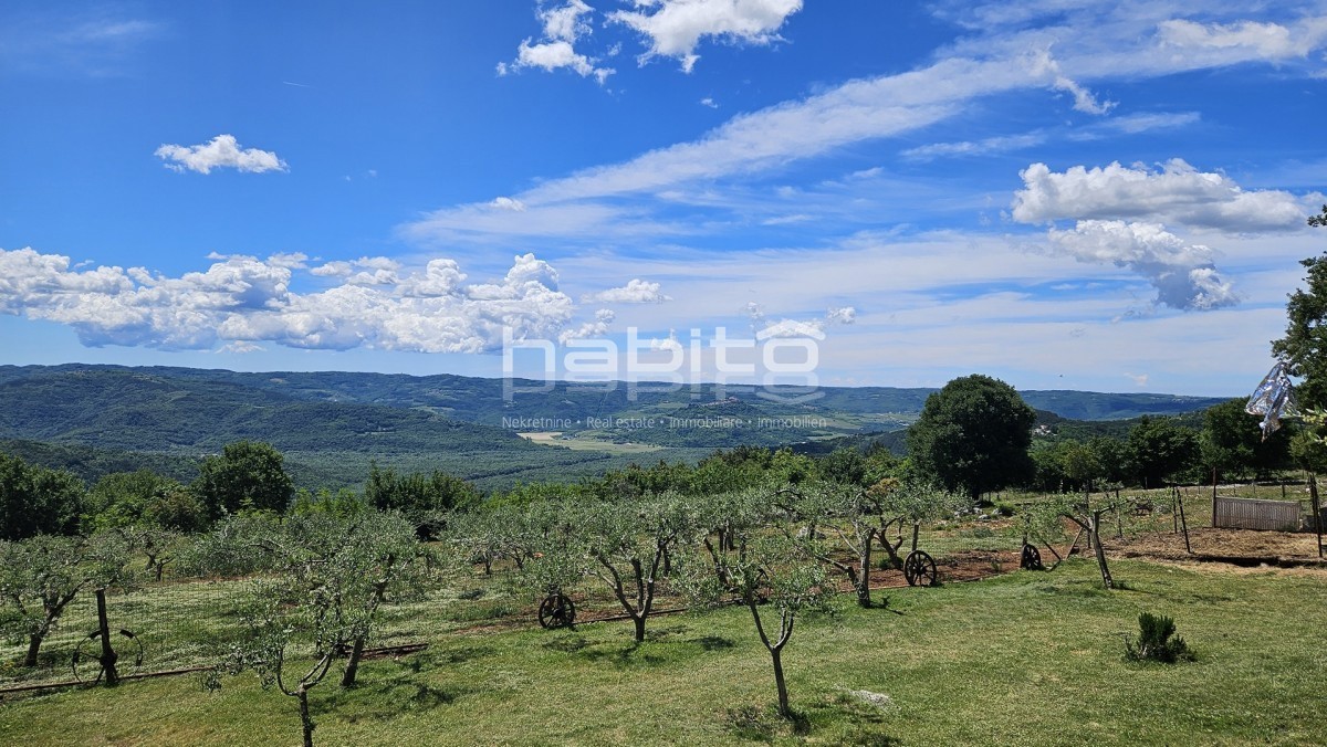 Oprtalj, Zrenj - Terreno edificabile, OASI DI PACE + VISTA PANORAMICA