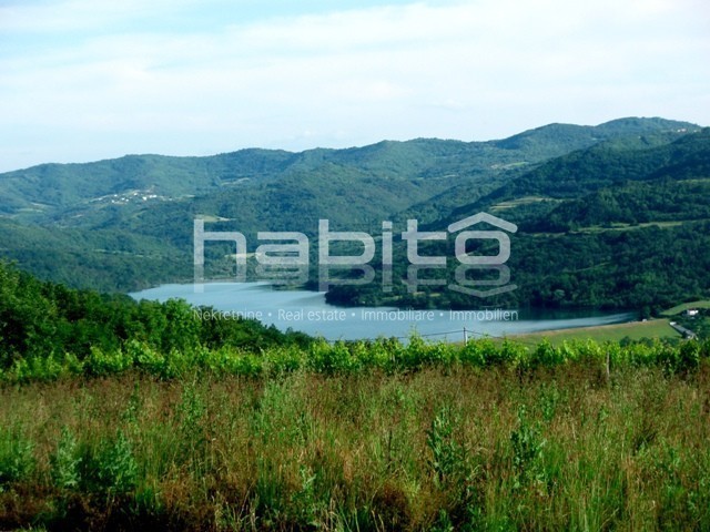 Motovun (10 km) - Terreno edificabile con vista su Montona e il lago di Butoniga!