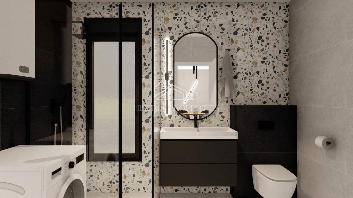 Appartamento di nuova costruzione con ampio cortile vicino al centro di Pola e notevoli vantaggi nell'acquisto