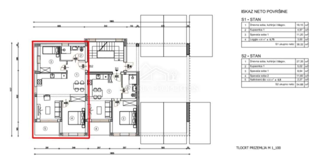 Appartamento di nuova costruzione con ampio cortile vicino al centro di Pola e notevoli vantaggi nell'acquisto