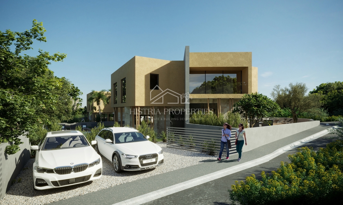 Casa moderna con piscina di straordinaria espressione architettonica vicino a Cittanova