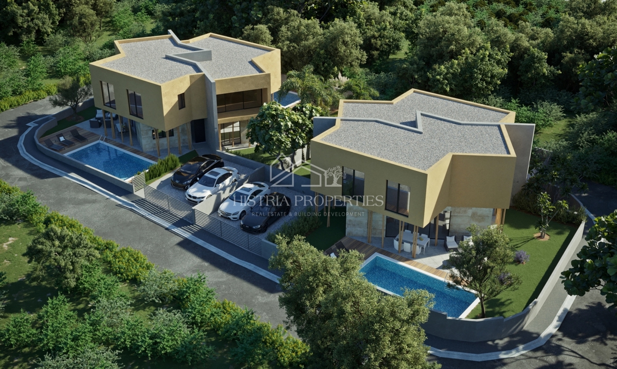 Casa moderna con piscina di straordinaria espressione architettonica vicino a Cittanova