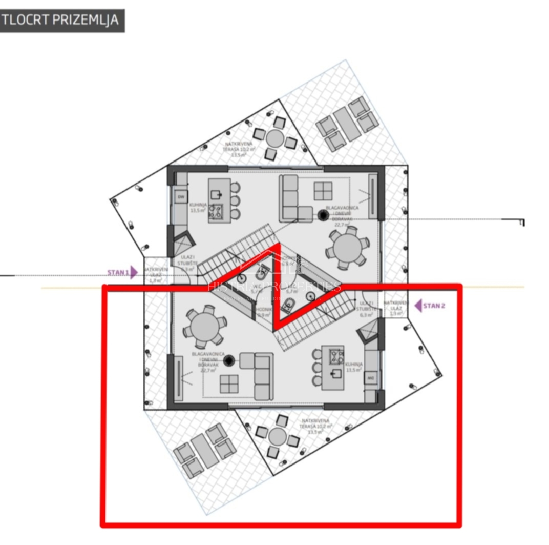 Casa moderna con piscina di straordinaria espressione architettonica vicino a Cittanova