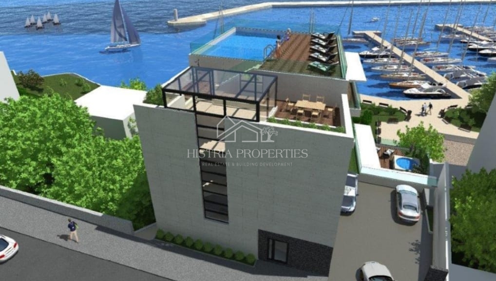 Appartamento di lusso in prima fila sul mare con vista sul Quarnero