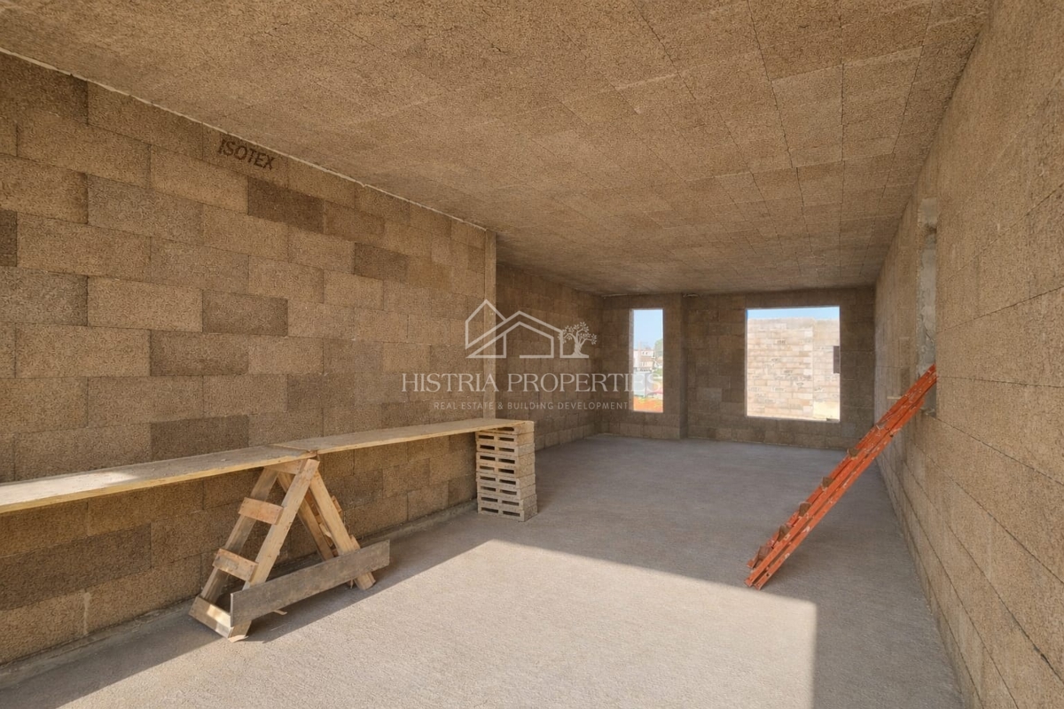 Una casa a schiera costruita con materiali ecologici al 100% nei pressi di Parenzo