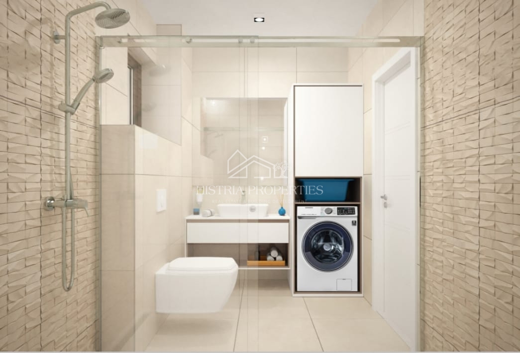 Moderno edificio nuovo e appartamento con vista mare vicino a Parenzo