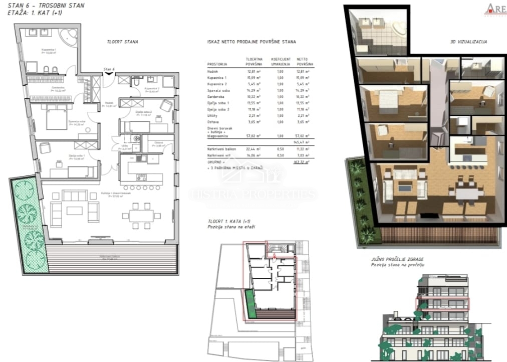Fantastico appartamento in prima fila sul mare in un edificio nuovo di qualità con una vista impagabile