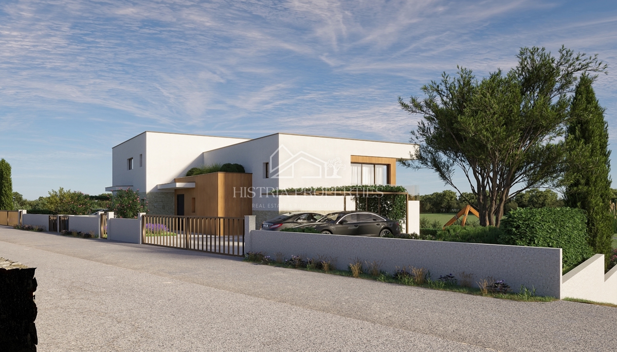 Una villa lussuosa con una vista che riempie l'intera giornata, immersa in un ambiente rilassante