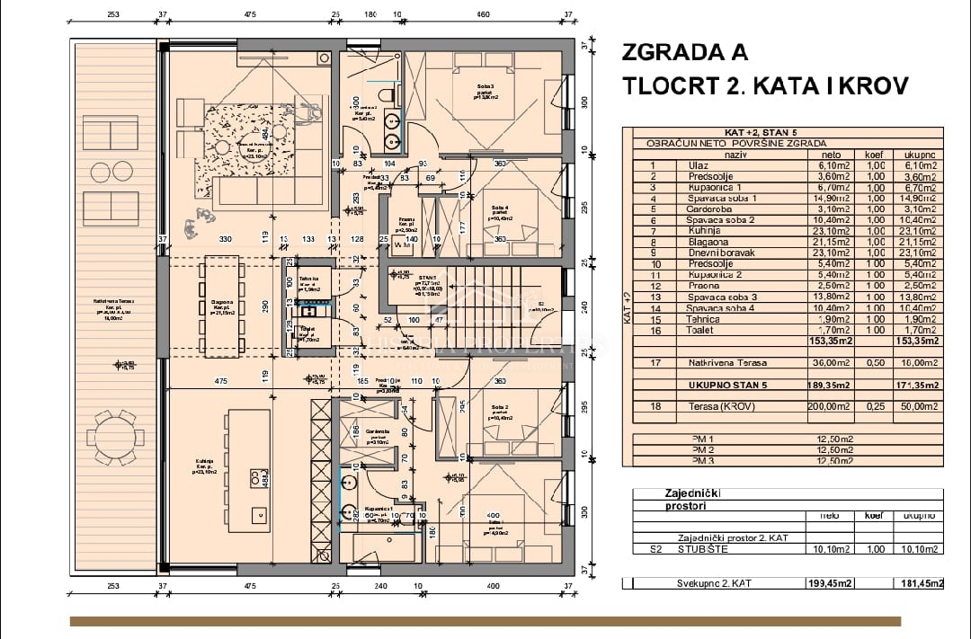 Un attico spazioso e di alta qualità con terrazza sul tetto in una posizione ricercata