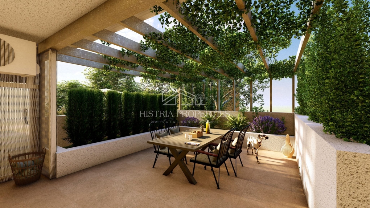 Un appartamento impeccabile in un nuovo edificio di altissimo livello con una terrazza da sogno e una vista che non dimenticherai mai