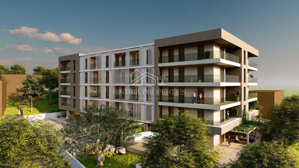 Un appartamento impeccabile in un nuovo edificio di altissimo livello con una terrazza da sogno e una vista che non dimenticherai mai