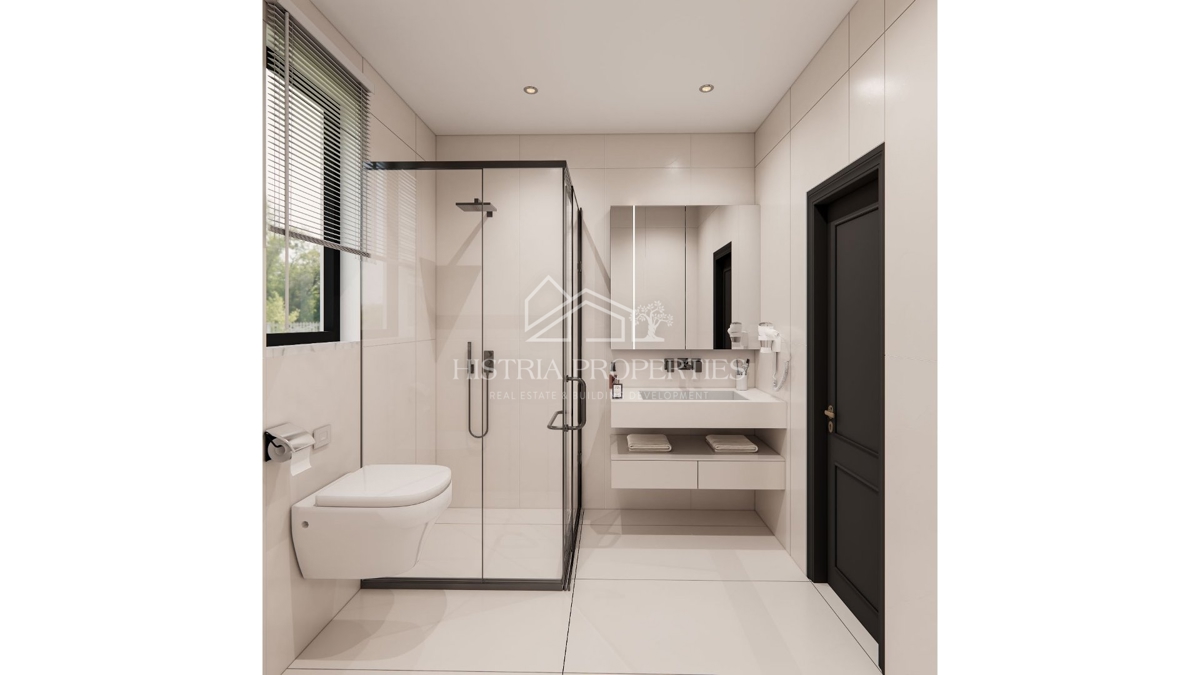 Appartamento con terrazza in un edificio di nuova costruzione in una posizione attraente a 900 metri dalla spiaggia