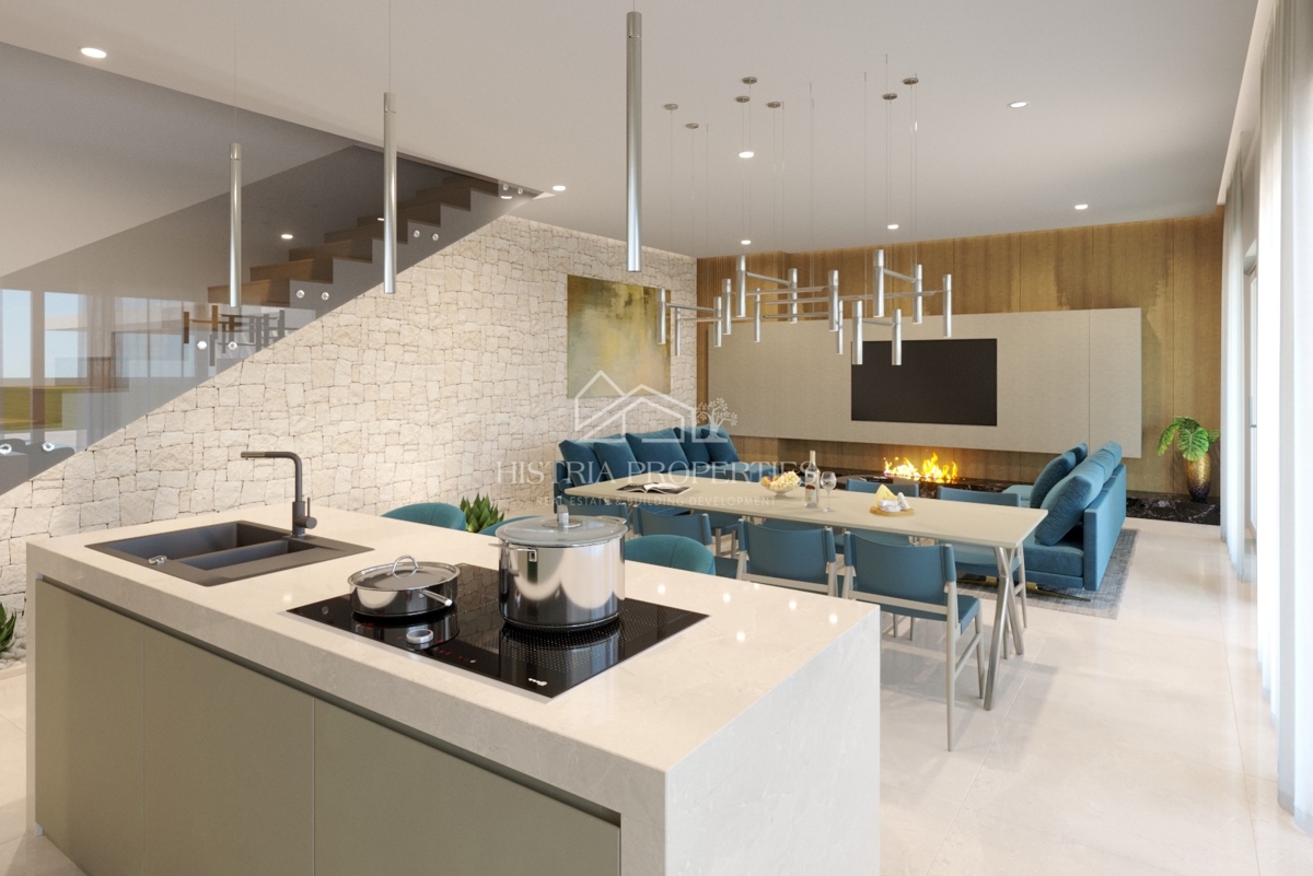 Villa di design spaziosa di alta qualità con vista mozzafiato