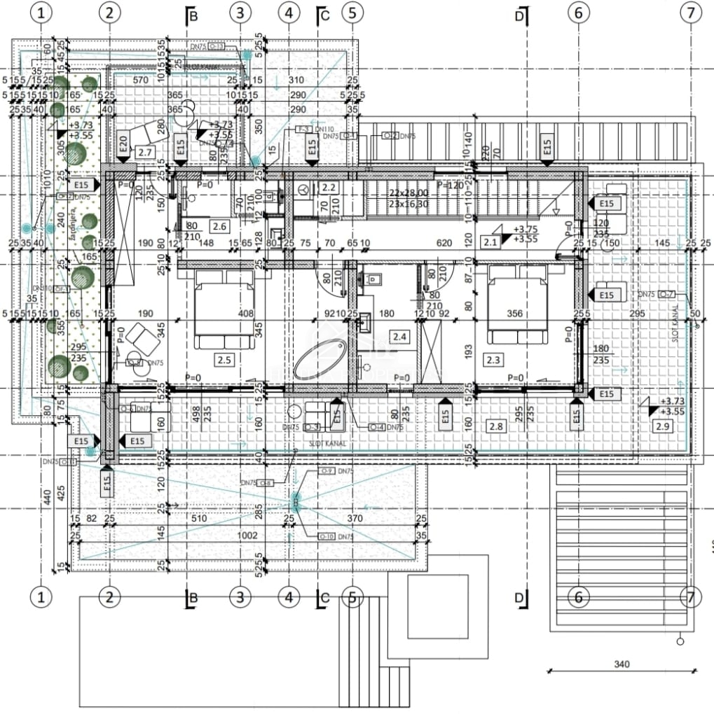 Villa di design spaziosa di alta qualità con vista mozzafiato