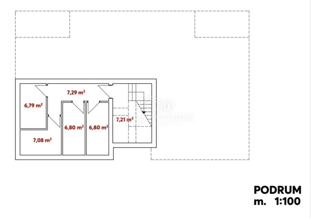 Vista mare da ogni appartamento situato sul terreno dotato di permesso di costruzione.