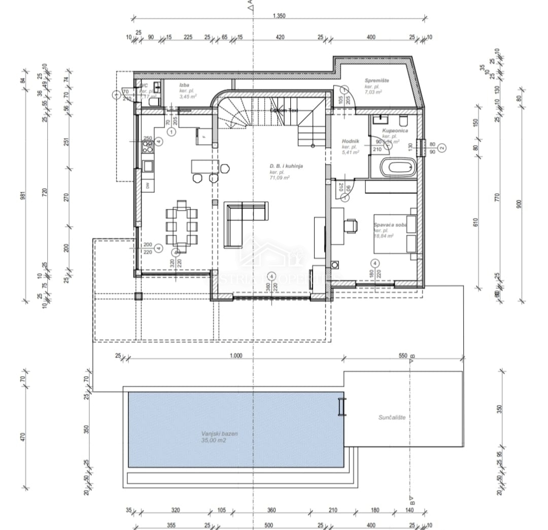 Una villa di lusso unica con vista sull'intero Golfo del Quarnero che catturerà la vostra attenzione vicino a Opatija