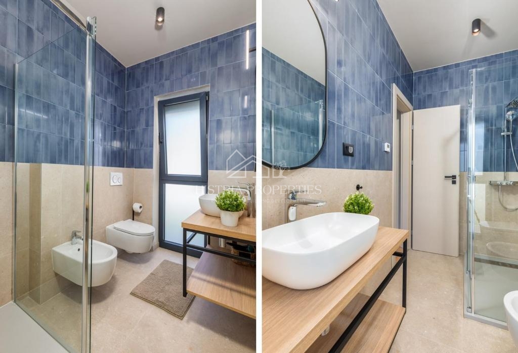 Villa di design arredata con cura nel centro di un luogo popolato vicino a Parenzo