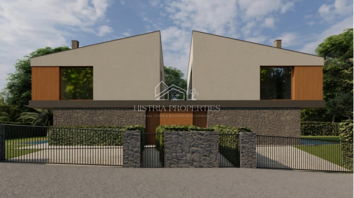 Una casa con un design architettonico sorprendente in un'autentica posizione istriana