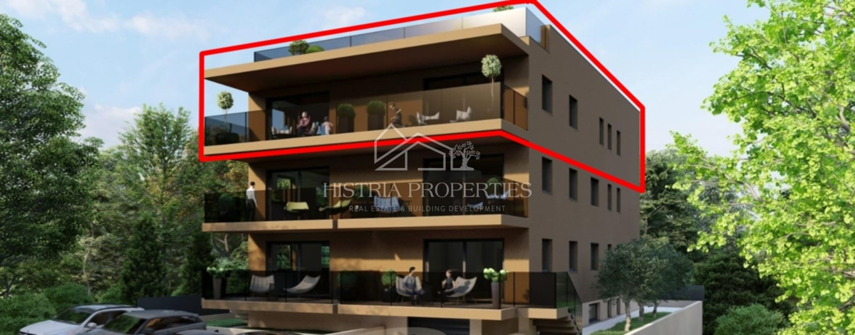 Penthouse che ha tutto in una posizione privilegiata a Parenzo per un soggiorno da sogno