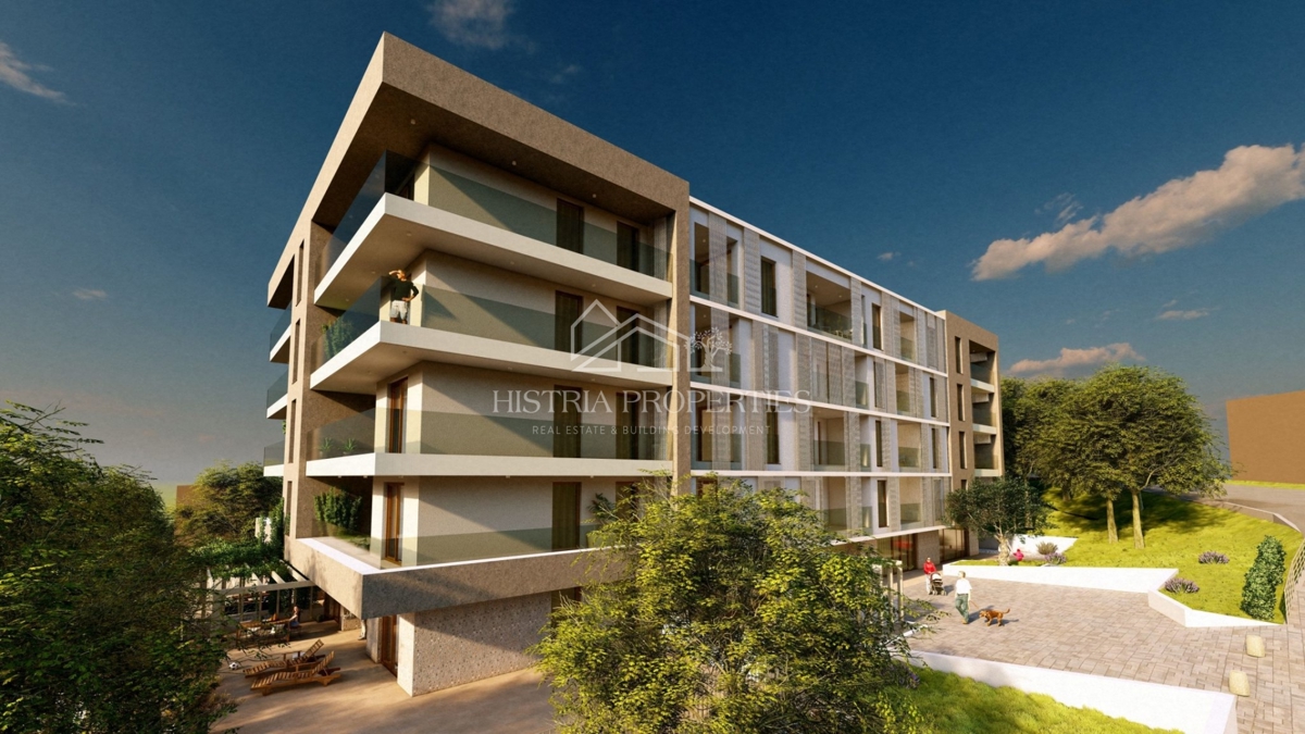 Edificio di nuova costruzione di altissima qualità e appartamento con ampia terrazza e vista mare