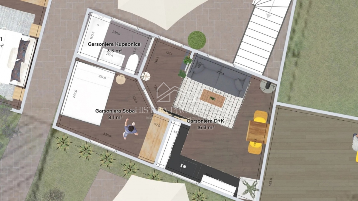 Una storia autoctona istriana con edifici da ristrutturare e tanto potenziale